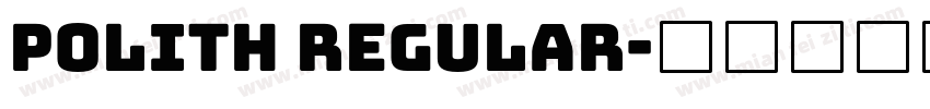 Polith regular字体转换